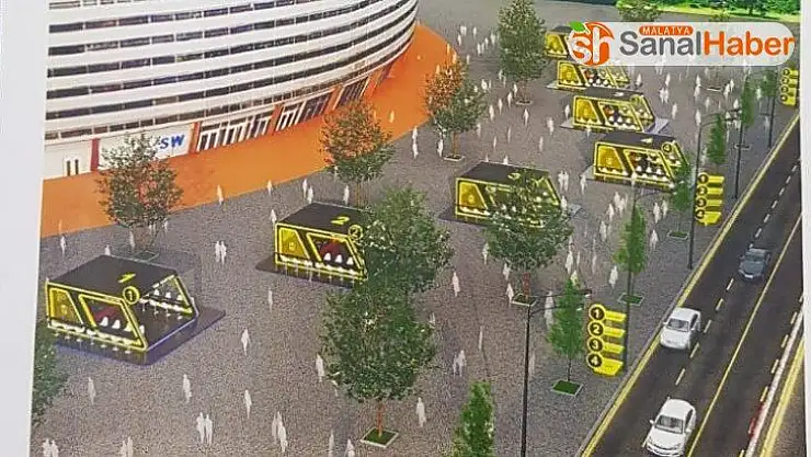 Malatya Stadyumunun etrafına Kantinler yapacağız