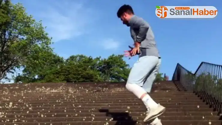 Yeni Malatyasporlu Bifouma'dan ilginç maske