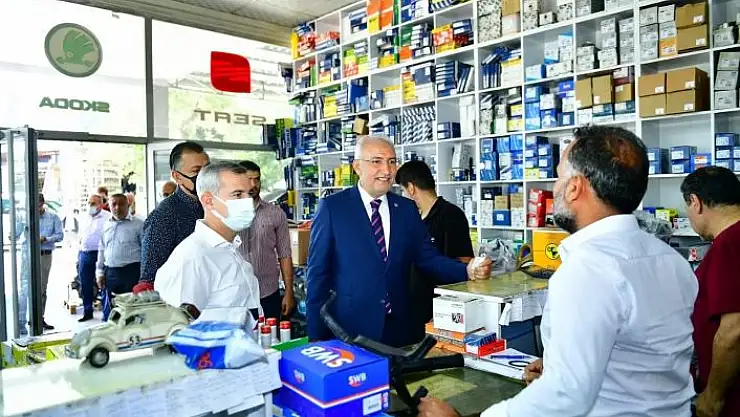 'Yeni sanayi sitesi esnaflarının taleplerini dinlediler'