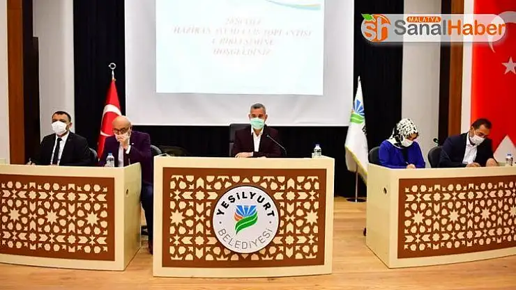 Yeşilyurt Belediye Meclisi Haziran ayı çalışmalarını tamamladı