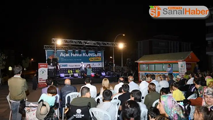 Yeşilyurt Belediyesi açık hava konseri ilgi gördü