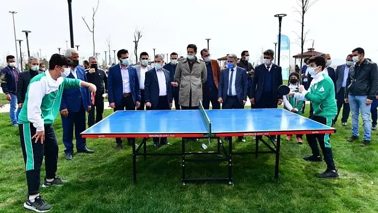 'Yeşilyurt Belediyesi, masa tenisi etkinliği düzenledi'