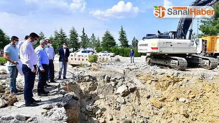 Yeşilyurt Şahin Tepesi Tesislerinin yapım işi başladı