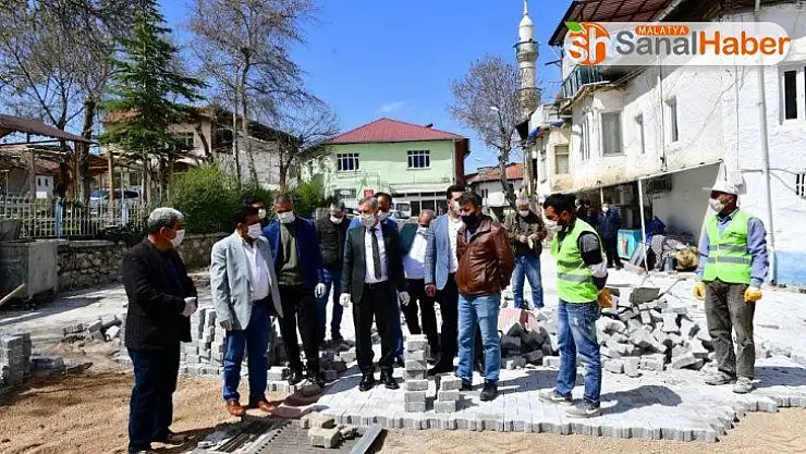 Yeşilyurt'ta hem korona mücadelesi hem de yatırımlar son sürat