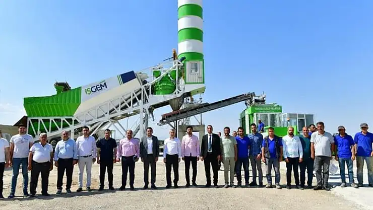 'Yeşilyurt´ta `kilit parke taşı üretim tesisi´ hizmete girdi'