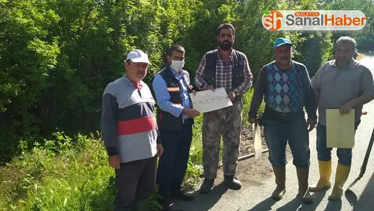 Yeşilyurt'ta üreticiye destek