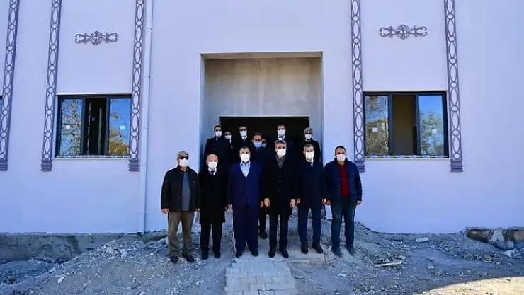 'Yeşilyurt´taki Kur´an Kursu inşaat çalışmaları'