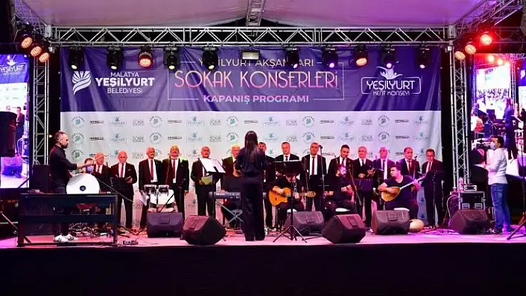 'Yeşilyurt´taki sokak konserlerinde renkli görüntüler'