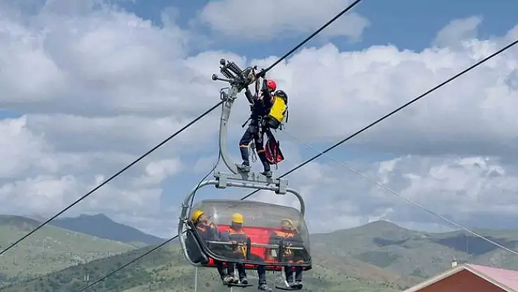 'Yıldız Dağı Kayak Merkezi personeline ilk müdahale eğitimi'