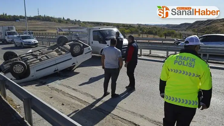 Yola çıkan köpek kazaya neden oldu: 1 yaralı