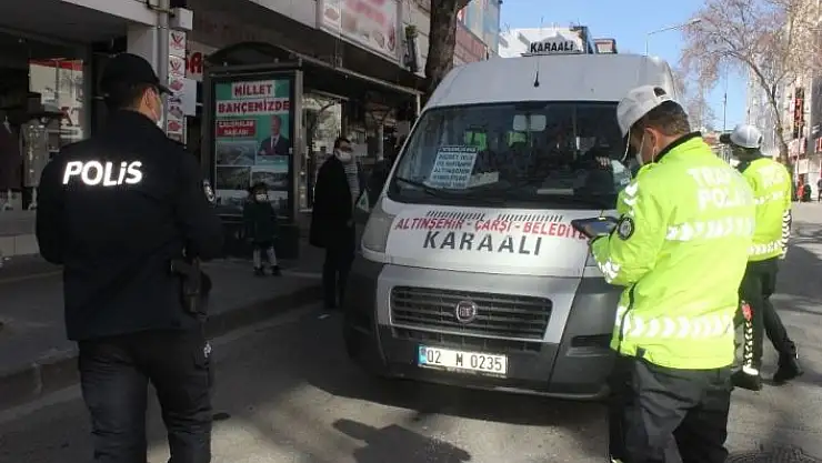 'Yolcu otobüslerinde korona denetimi yapıldı'