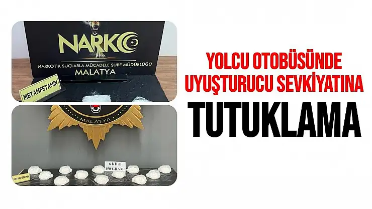 Yolcu otobüsünde uyuşturucu sevkiyatına tutuklama
