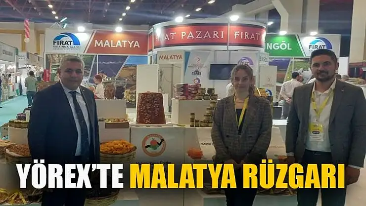 YÖREX´te Malatya´nın yöresel ürünlerini tanıtıyor