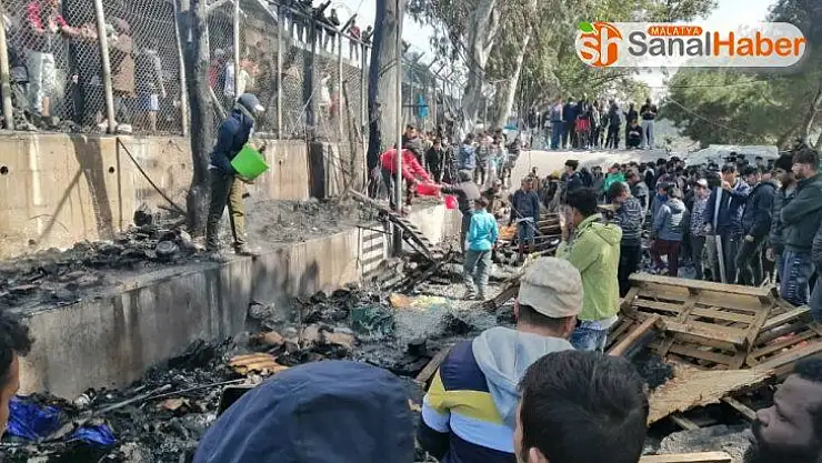 Yunanistan'da göçmen kampında yangın: 4 ölü, 1 yaralı