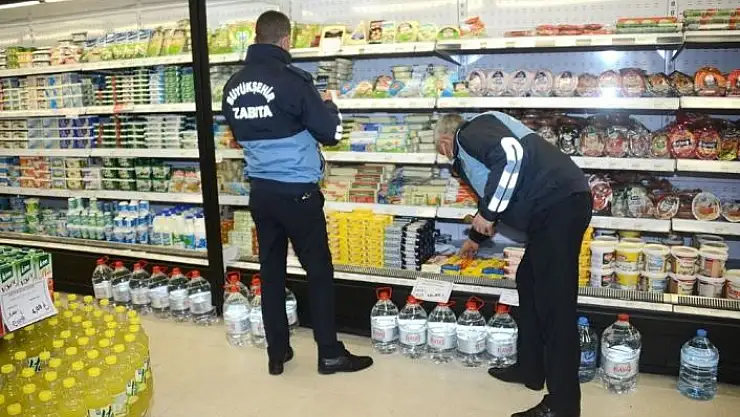 'Zabıta ekipleri gıda ve etiket denetimi yaptı'