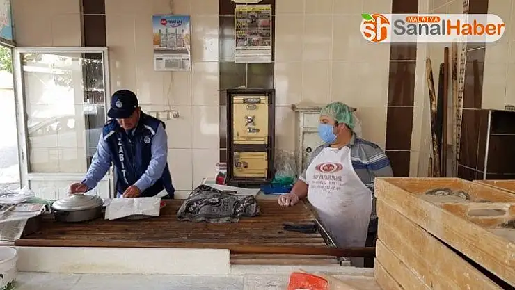 Zabıta ekiplerinden pide fırınlarına denetim