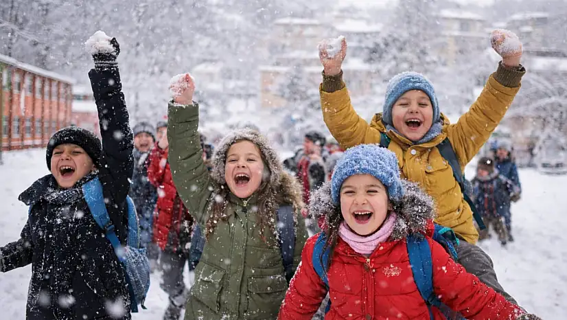 Malatya'da 5 İlçede Taşımalı Eğitime Bir Gün Ara Verildi