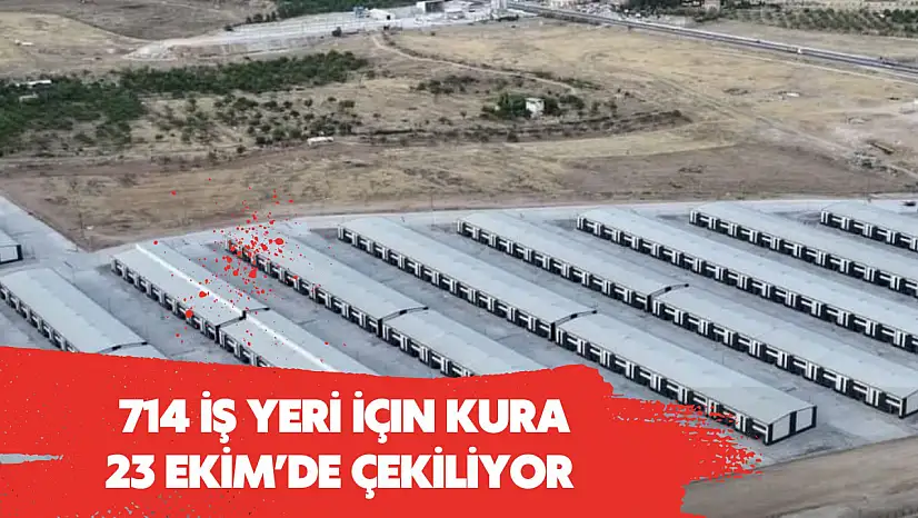 Malatya'da 714 İş Yeri İçin Kura 23 Ekim'de Çekiliyor
