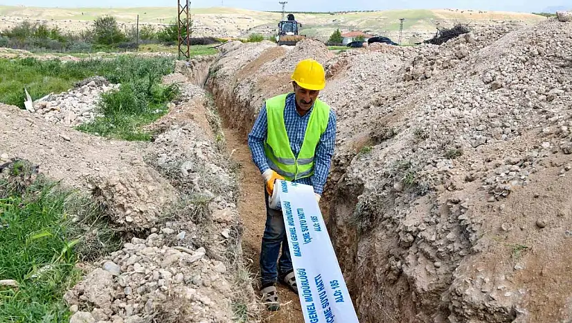 MASKİ'den Akçadağ'a bin 900 metrelik içme suyu hattı