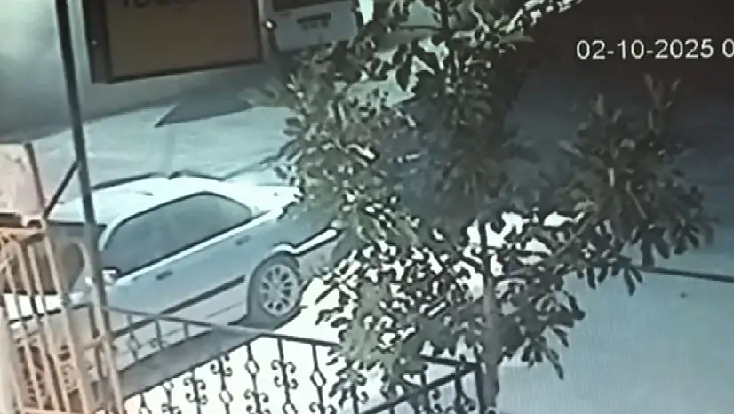 Paşaköşkü'nde Feci kaza anı güvenlik kamerasına yansıdı
