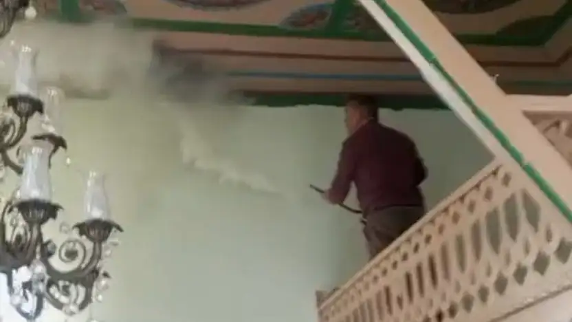 Darende'de camide korkutan yangın