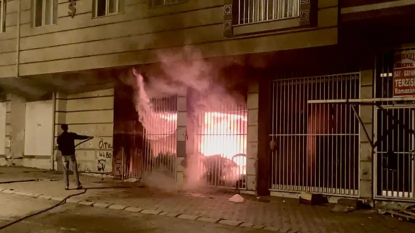 Gece Yarısı Korkutan Yangın