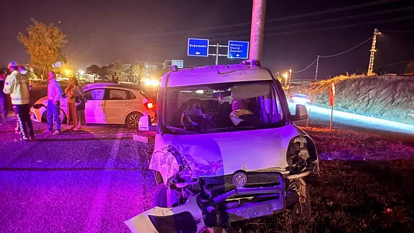 Malatya'da iki ayrı trafik kazası: 3 yaralı