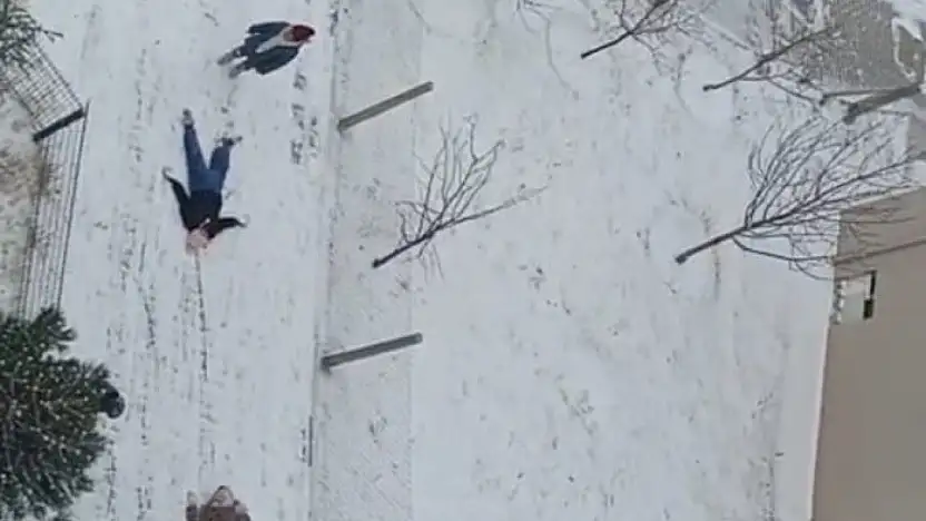 Malatya'da kar tatili çocukları sevindirdi