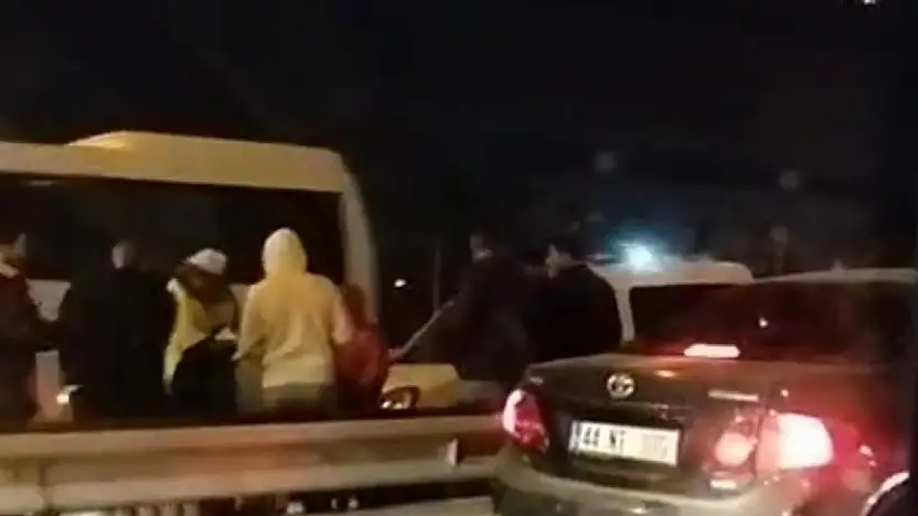 Malatya'da zincirleme trafik kazası: 2 yaralı