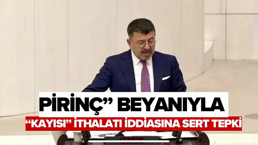Pirinç' Beyanıyla 'Kayısı' İthalatı İddiasına Sert Tepki