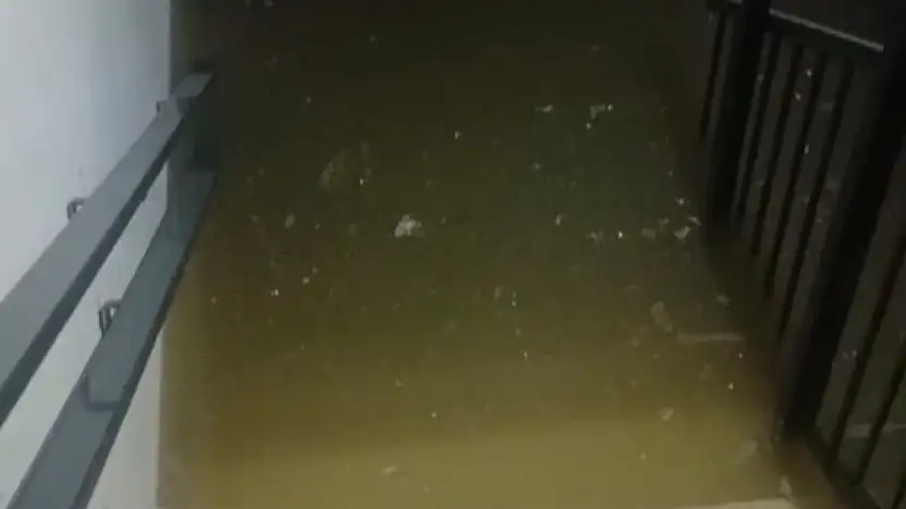 TOKİ 2. Etap'ta Bodrum Katları Su Bastı, Vatandaşlar Tepkili