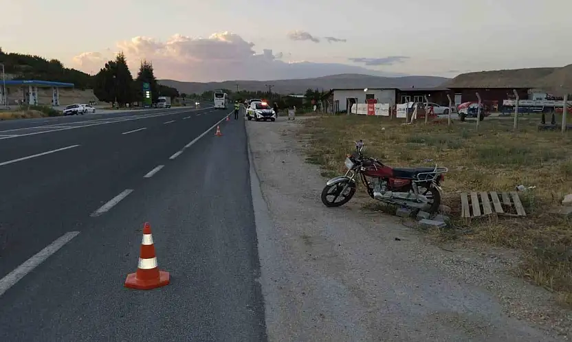 Darende'de otomobil motosiklete çarptı: 1 yaralı