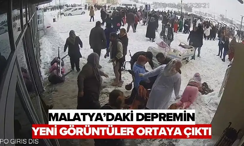 Depremin yeni görüntüleri ortaya çıktı