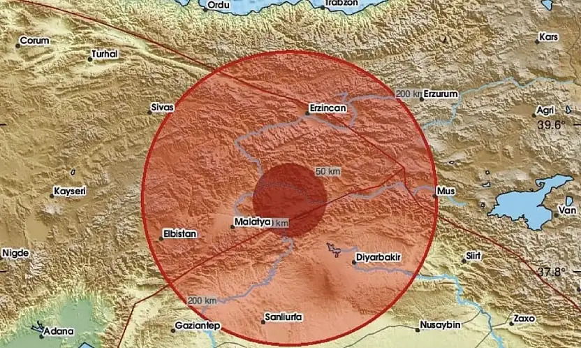 Elazığ Baskil Merkezli Deprem Malatya'da Hissedildi