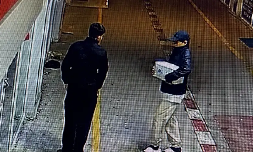 Geçici Ticaret Merkezi'nde Hırsızlık Kameraya Yansıdı