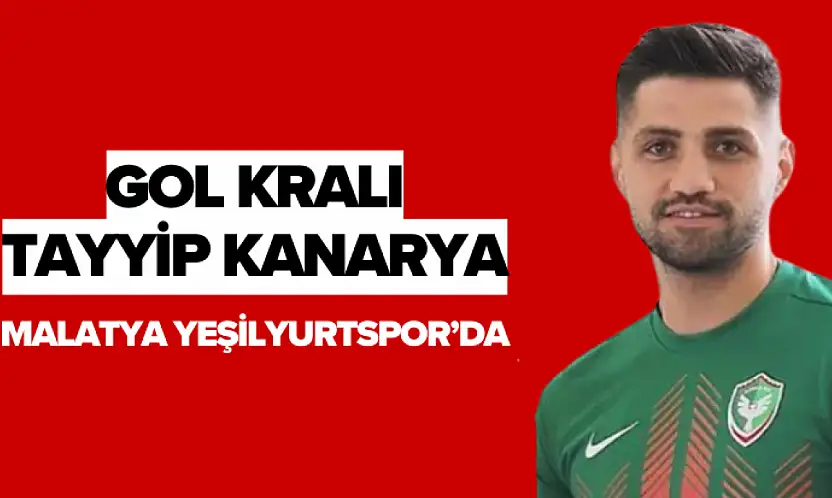 Gol kralı Malatya Yeşilyurtspor'da