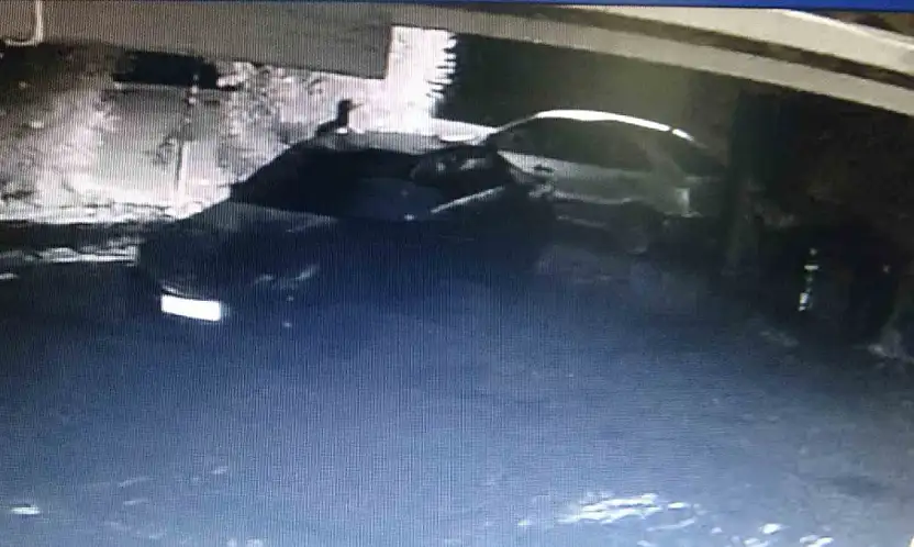 Malatya'da oto hırsızlığı girişimi kameraya yansıdı